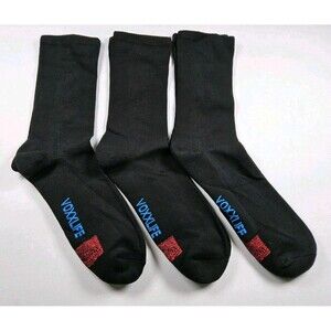 Voxx Life Stasis Neuro Socks Wellness Crew Black Size XL (M 13+)